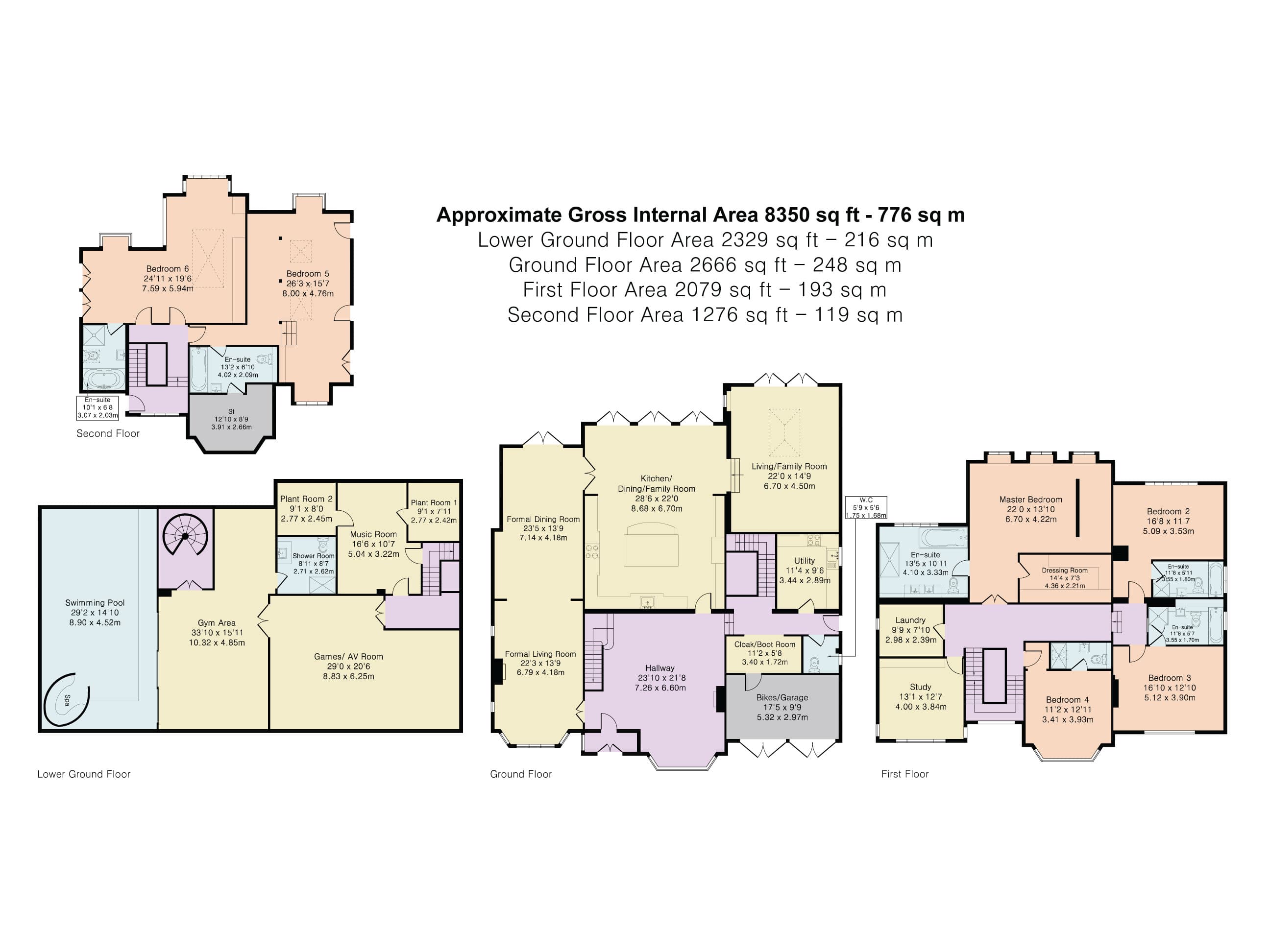 Grange Avenue, Totteridge, London, Floorplan