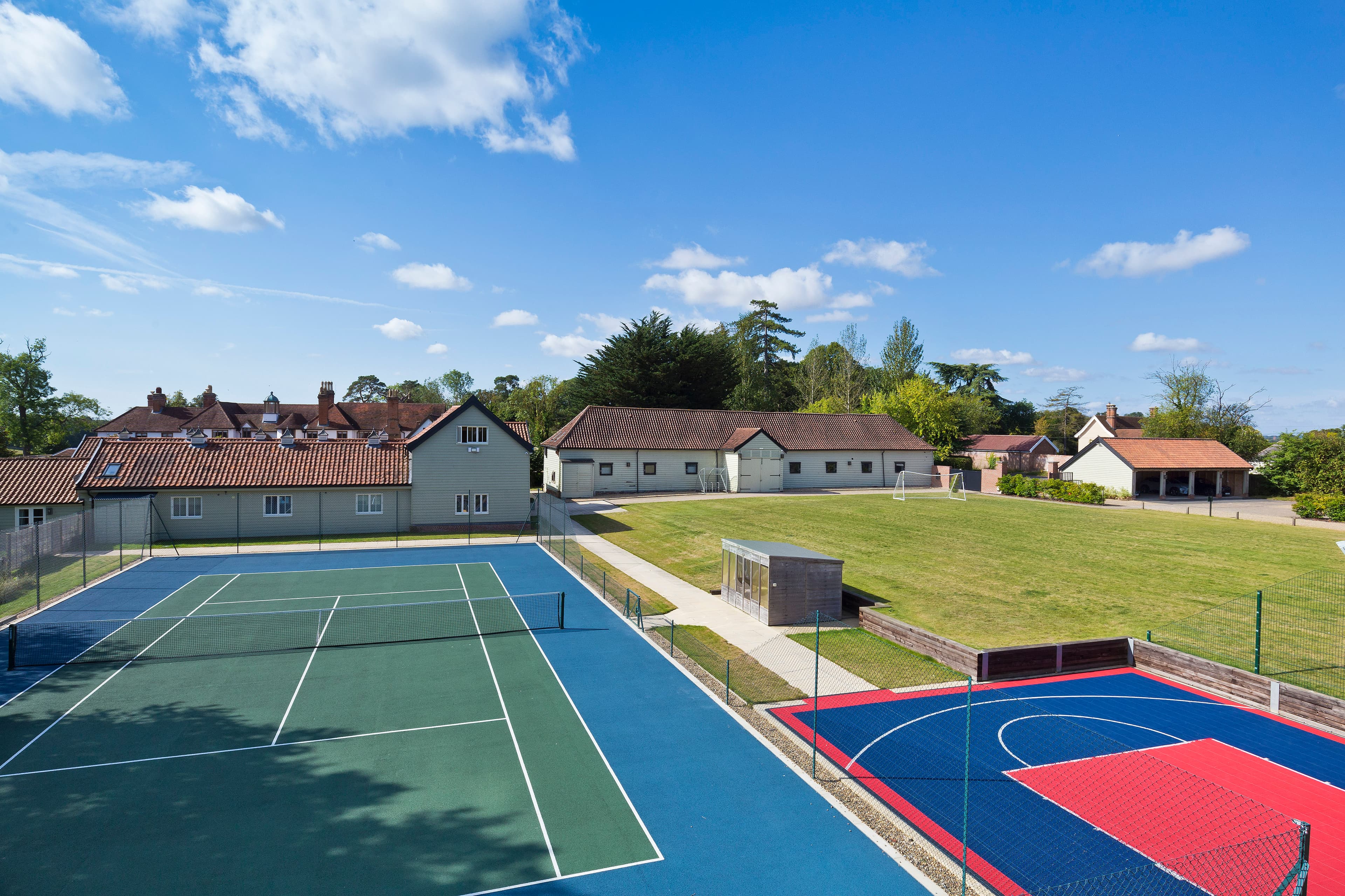Easton, Woodbridge, Suffolk - Tennis Court and Basketball
